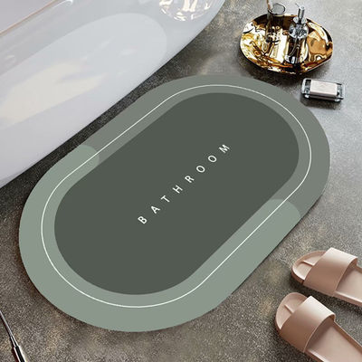 Bild zeigt Badezimmer Boden Badmatte Widerstandsfähige Badmatte Teppich für benutzerdefinierte Dusche
