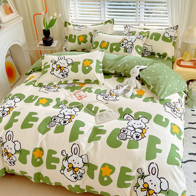 200TC Wasch-Baumwolle Luxus-Druck-Polyester-Decken-Abdeckung Bettwäsche Bettwäsche Set für König