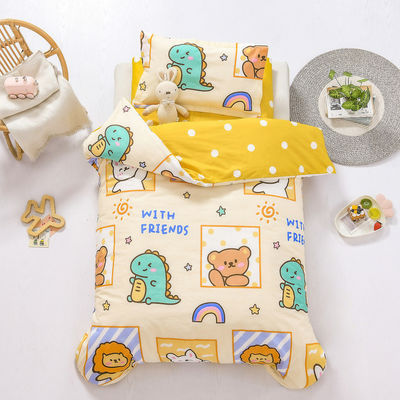 Kundenspezifische Dienstleistungen Stärke 100% Baumwolle Designer Bettwäsche Sets für Kindergartenkinder