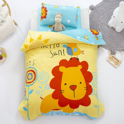 Kundenspezifische Dienstleistungen Stärke 100% Baumwolle Designer Bettwäsche Sets für Kindergartenkinder
