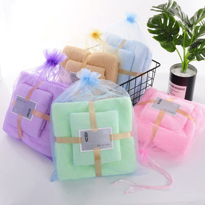 Rechteckige Korallenfleece Badetücher für SPA-Hausgeschenk
