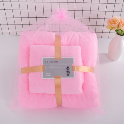 Rechteckige Korallenfleece Badetücher für SPA-Hausgeschenk