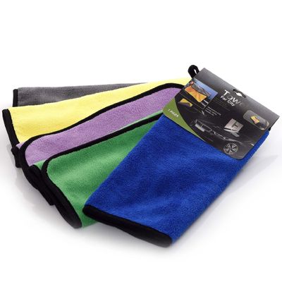 Gesichtsreinigungshandtücher 5-Pack doppelseitiges dickes Korallenfleece für höchste Absorption