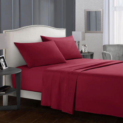 100% Polyester gebürstete Pongee Mikrofiber Bettwäsche Set für Hotel All-Season Bettwäsche