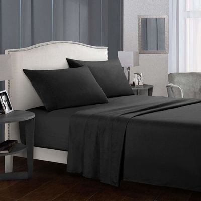 100% Polyester gebürstete Pongee Mikrofiber Bettwäsche Set für Hotel All-Season Bettwäsche