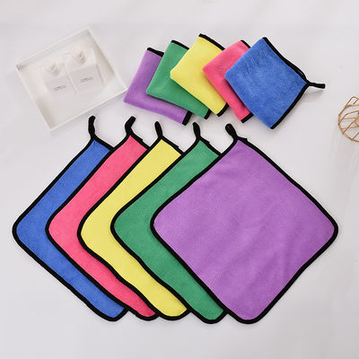 Autowaschhandtuch Korallen Samt Reinigung Absorptionsstoff Tuch Mikrofaser Auto Handtuch Custom 30 * 30cm