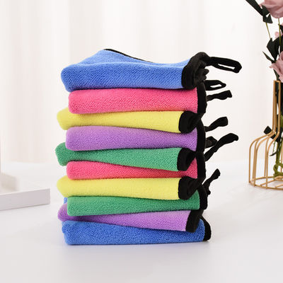 Autowaschhandtuch Korallen Samt Reinigung Absorptionsstoff Tuch Mikrofaser Auto Handtuch Custom 30 * 30cm