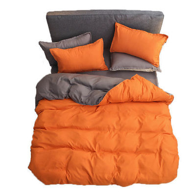 Kingsize Luxus Bettwäsche in festen Farben Leinen und Mikrofaser Tröster im europäischen Stil