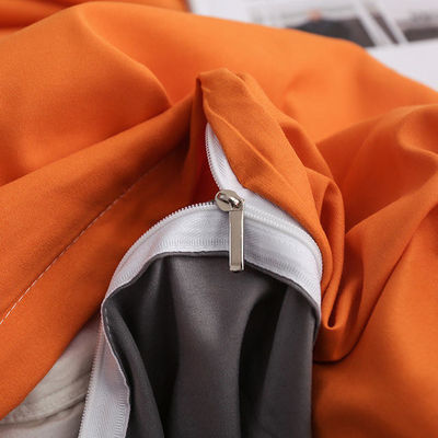 Kingsize Luxus Bettwäsche in festen Farben Leinen und Mikrofaser Tröster im europäischen Stil