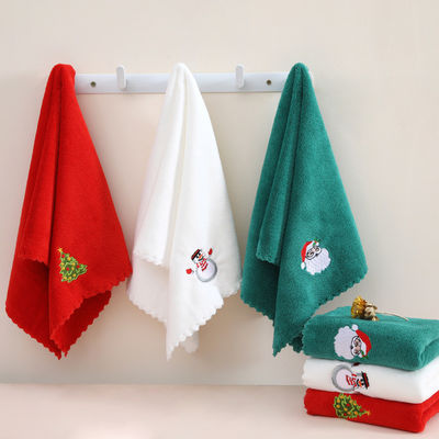 Begleitet von Handgeschenk Weiches und Absorbierendes Weihnachtshandtuch in Korallen Samt für das Jahr