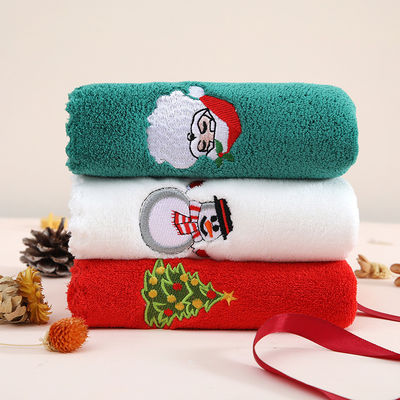 Begleitet von Handgeschenk Weiches und Absorbierendes Weihnachtshandtuch in Korallen Samt für das Jahr