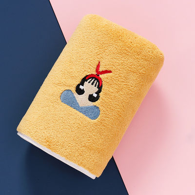 Mikrofaser-Material Option Luxus-Anpassung Logo Stickerei Hotel Bad Handtuch Geschenk Set