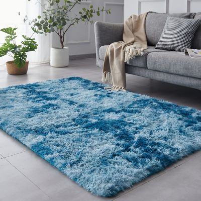 Custom Area Teppiche für Wohnzimmer Zuhause Dekorative Flussige Fußboden Teppich Matte Krawatte gefärbt Hellgrau Teppich
