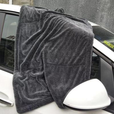 Rechteckige Mikrofaser-Wäsche für die Reinigung von Autos Doppelschicht Absorptionshandtuch für die Waschmaschine