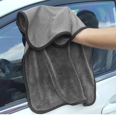 Rechteckige Mikrofaser-Wäsche für die Reinigung von Autos Doppelschicht Absorptionshandtuch für die Waschmaschine