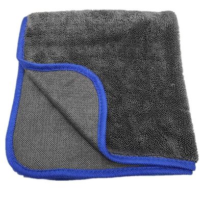 Personalisiertes Logo 700-1300gm Mikrofiber-Twisted Loop Waschhandtuch für die Reinigung von Autos