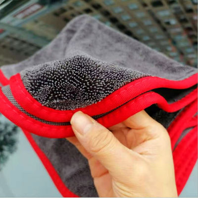 Personalisiertes Logo 700-1300gm Mikrofiber-Twisted Loop Waschhandtuch für die Reinigung von Autos
