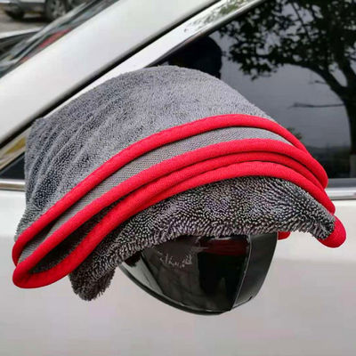 Personalisiertes Logo 700-1300gm Mikrofiber-Twisted Loop Waschhandtuch für die Reinigung von Autos