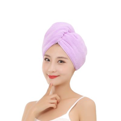 Persönliche Druckentwürfe Elastische Mikrofaser Turban Handtuchwicklung für Haartrocknung