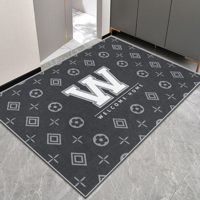 2024 Mat Luxus Logo Personalisierte Türmatte mit gepolstertem Design und kundenspezifischer Farbe