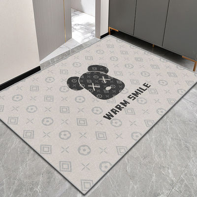 Antislip-Wasser-Absorption Custom Logo Luxus Mat Schönes Design gedruckte Türmatte