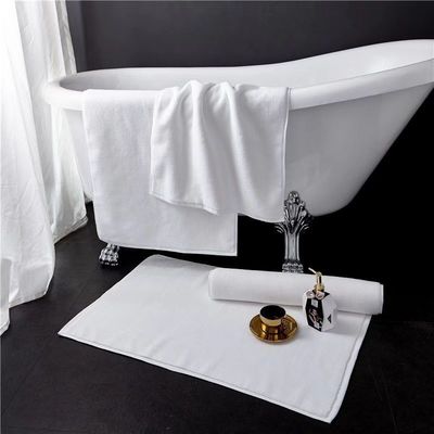 Hotelbadezimmer-Slip-Mat reine Baumwolle für Duschzimmer Absorptions-Fußmatte Waschbar