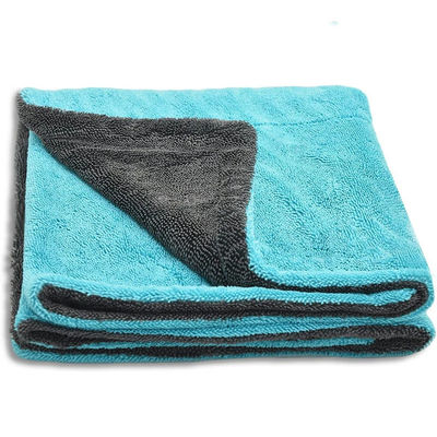 Maßgeschneiderte Farb-Spun-Place-Technologie Mikrofiber Plush Twist Handtücher zum Trocknen von Autositzen