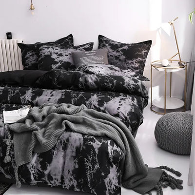 Personalisierter Komfort und Stil Custom Logo King Bettwäsche Set für moderne Modedesigner