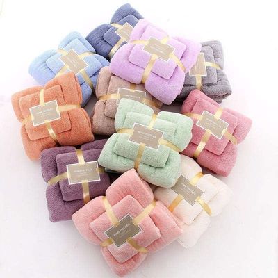 Superabsorbierendes, hypoallergenes, rechteckiges Korallenfleece, Mikrofiber-Badehandtuch zum Geschenk