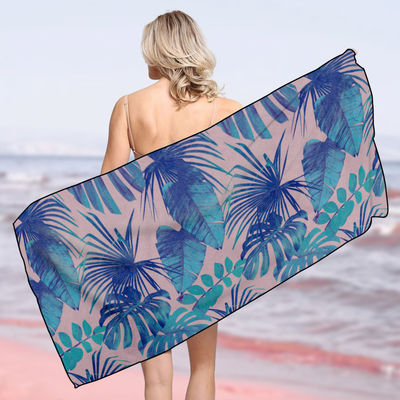 Maßgeschneiderte Mikrofaser-Außen-Strandhandtücher mit QUICK-DRY-Absorptionsfähigkeit und gedrucktem Design