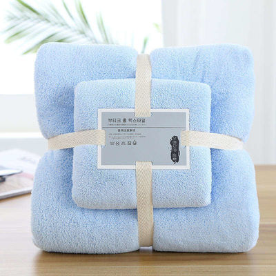 Superabsorbierendes, hypoallergenes, rechteckiges Korallenfleece, Mikrofiber-Badehandtuch zum Geschenk
