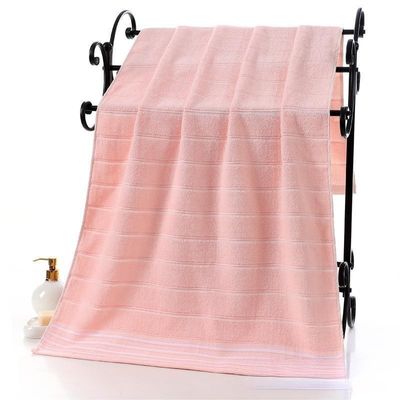 70*140cm Baumwolle Mehrsection Dunkle Absorptionsbrust Badehandtuch für Männer und Frauen