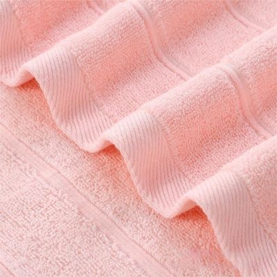 70*140cm Baumwolle Mehrsection Dunkle Absorptionsbrust Badehandtuch für Männer und Frauen