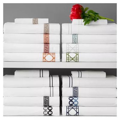 Nantong Luxus Bettwäsche Set mit Stich Stickerei Abdeckungen Für King Size Bett