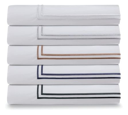 Nantong Luxus Bettwäsche Set mit Stich Stickerei Abdeckungen Für King Size Bett