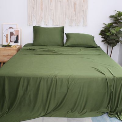 100% Bamboo Faser Feste Farbe kundenspezifisches Bettwäsche Set Bettwäsche Set beliebte Wahl