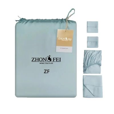 Weiches, reines Bambus-Flachbett mit tiefen Taschen