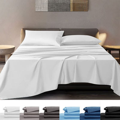 Weiches, reines Bambus-Flachbett mit tiefen Taschen
