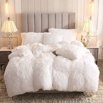 Crystal Velvet Plush Flauschige Bettwäsche Vierteils-Set Komfort mit 100% Polyesterfaser