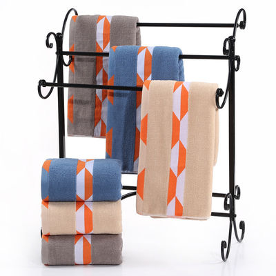Zuhause Luxus Hotel Stickerei Custom Dicke Super Weich Bad 100% Baumwolle Handtuch Sets