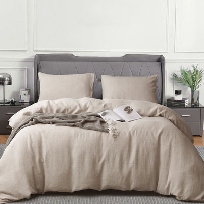 Nachhaltige 100% natürliche, reine Leinwand, Hanf, 170 Gsm Leinwand, Bettwäsche