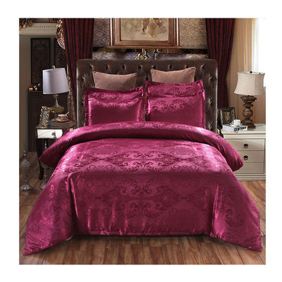 Oeko-tex Zertifizierte Europa Style Jacquard Satin Seidendecken für Hotelbettwäsche