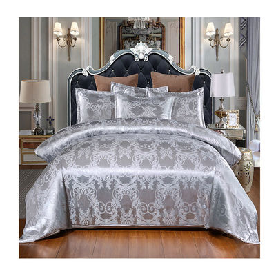 Oeko-tex Zertifizierte Europa Style Jacquard Satin Seidendecken für Hotelbettwäsche