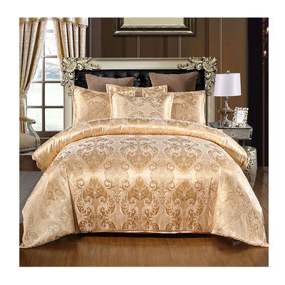 Oeko-tex Zertifizierte Europa Style Jacquard Satin Seidendecken für Hotelbettwäsche