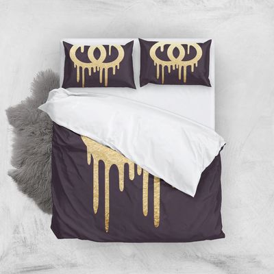 Hotel-Stil-Bettwäsche-Set Luxus-Königgröße 100% Polyester 3D-gedruckte Decken
