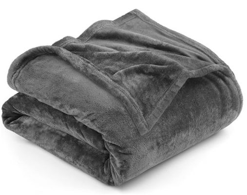 Weiches Mikrofiber-Grau-Fleece-Dekett 300GSM King Größe 90x102 Zoll von Utopia Bettwäsche