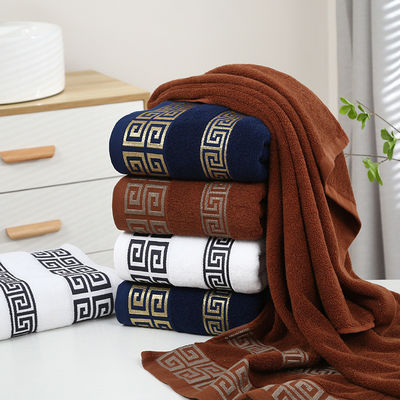 End 100% Baumwoll Badetücher Set Custom Logo Hotel Pool Reisen Feste Farbe Perfektes Geschenk