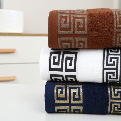 End 100% Baumwoll Badetücher Set Custom Logo Hotel Pool Reisen Feste Farbe Perfektes Geschenk