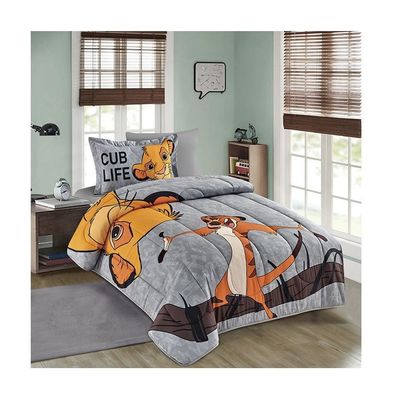 Zuhause 4PCS Set Süßes Zeichentrickfilm Druck Kinder Decke Deckel Set 100% Baumwolle Komfort Bettwäsche