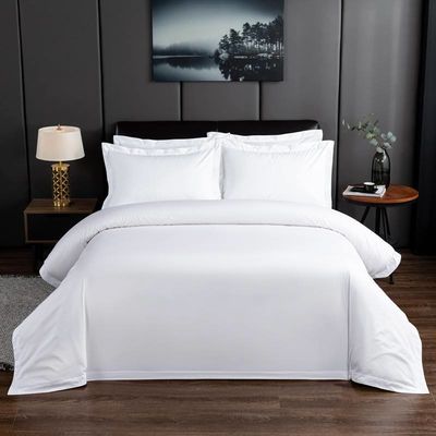 Luxus 5-Sterne Hilton Bettwäsche Set Bettwäsche in 400TC Massivmuster mit benutzerdefinierter Decke